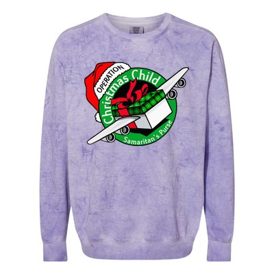 SamaritanS Purse Operation Christmas Child Funny Xmas Colorblast Crewneck Sweatshirt