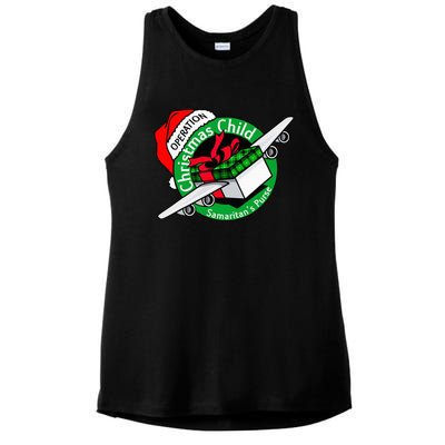 SamaritanS Purse Operation Christmas Child Funny Xmas Ladies PosiCharge Tri-Blend Wicking Tank