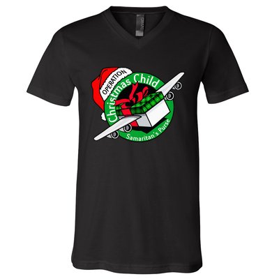 SamaritanS Purse Operation Christmas Child Funny Xmas V-Neck T-Shirt