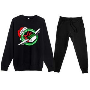 SamaritanS Purse Operation Christmas Child Funny Xmas Premium Crewneck Sweatsuit Set