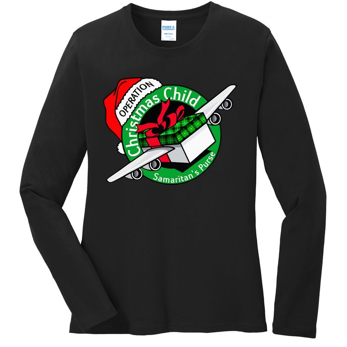 SamaritanS Purse Operation Christmas Child Funny Xmas Ladies Long Sleeve Shirt