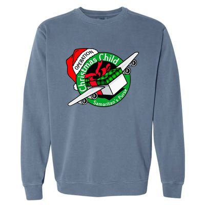 SamaritanS Purse Operation Christmas Child Funny Xmas Garment-Dyed Sweatshirt