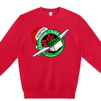 SamaritanS Purse Operation Christmas Child Funny Xmas Premium Crewneck Sweatshirt