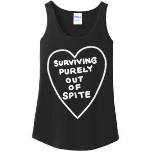 Surviving Purely Out Of Spite Appeal For Life Ladies Essential Tank