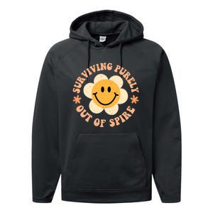 Surviving Purely Out Of Spite A Humorous Funny Joke Performance Fleece Hoodie