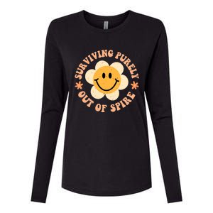 Surviving Purely Out Of Spite A Humorous Funny Joke Womens Cotton Relaxed Long Sleeve T-Shirt