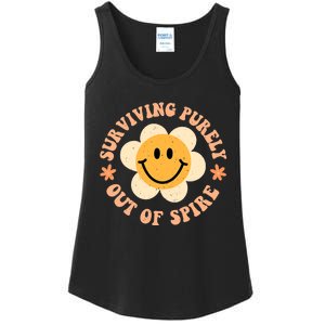 Surviving Purely Out Of Spite A Humorous Funny Joke Ladies Essential Tank