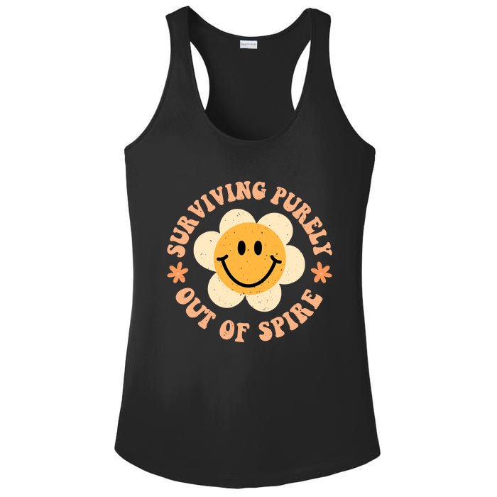 Surviving Purely Out Of Spite A Humorous Funny Joke Ladies PosiCharge Competitor Racerback Tank