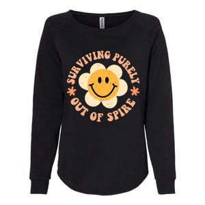 Surviving Purely Out Of Spite A Humorous Funny Joke Womens California Wash Sweatshirt