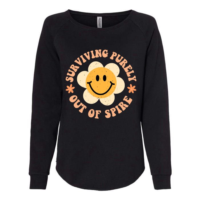 Surviving Purely Out Of Spite A Humorous Funny Joke Womens California Wash Sweatshirt