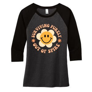 Surviving Purely Out Of Spite A Humorous Funny Joke Women's Tri-Blend 3/4-Sleeve Raglan Shirt