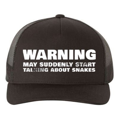 Snake Pet Owner Apparel Reptile Snakes Gift Petting Zoo Yupoong Adult 5-Panel Trucker Hat