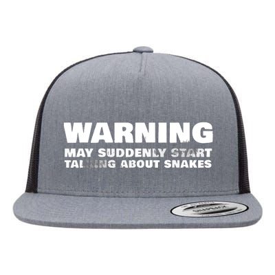 Snake Pet Owner Apparel Reptile Snakes Gift Petting Zoo Flat Bill Trucker Hat