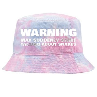 Snake Pet Owner Apparel Reptile Snakes Gift Petting Zoo Tie-Dyed Bucket Hat