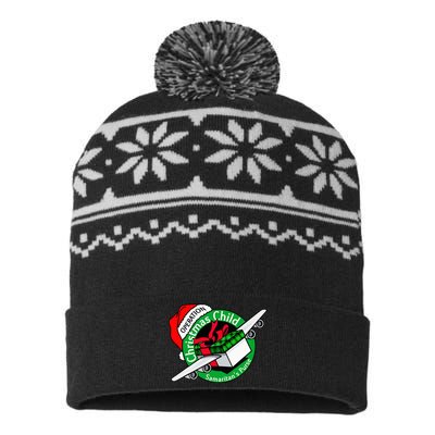 Samaritan's Purse Operation Christmas Child Funny Xmas Gifts USA-Made Snowflake Beanie