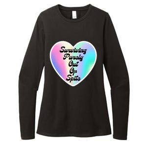 Surviving Purely Out Of Spite Makes A Great Gift! Womens CVC Long Sleeve Shirt