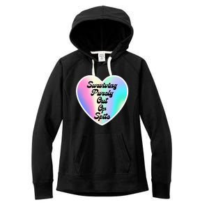 Surviving Purely Out Of Spite Makes A Great Gift! Women's Fleece Hoodie