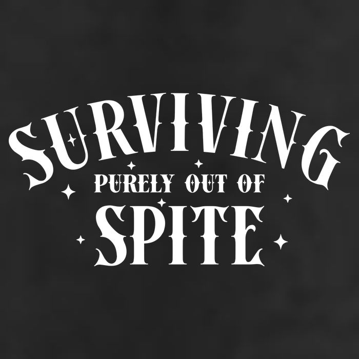 Surviving Purely Out Of Spite Golf Towel