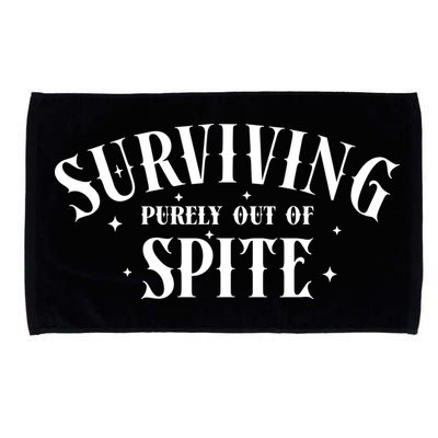 Surviving Purely Out Of Spite Microfiber Hand Towel