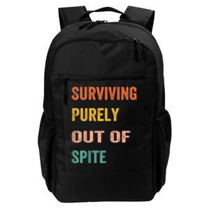 Surviving Purely Out Of Spite Appeal For Life Daily Commute Backpack