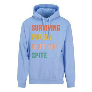 Surviving Purely Out Of Spite Appeal For Life Unisex Surf Hoodie