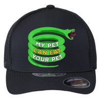 Snake Pet Owner Reptile Python Lover Boa Herpetologist Flexfit Unipanel Trucker Cap