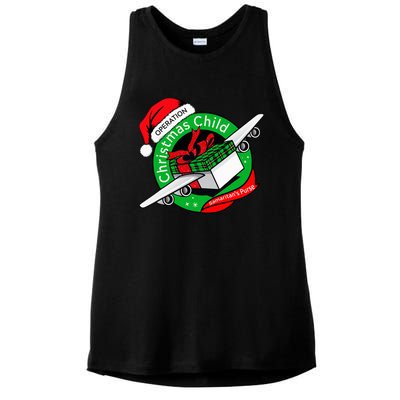 SamaritanS Purse Operation Christmas Child Funny Xmas Gifts Ladies PosiCharge Tri-Blend Wicking Tank