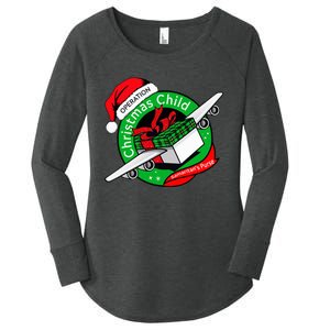 SamaritanS Purse Operation Christmas Child Funny Xmas Gifts Women's Perfect Tri Tunic Long Sleeve Shirt