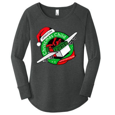 SamaritanS Purse Operation Christmas Child Funny Xmas Gifts Women's Perfect Tri Tunic Long Sleeve Shirt