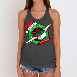 SamaritanS Purse Operation Christmas Child Funny Xmas Gifts Women's Knotted Racerback Tank