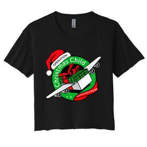 SamaritanS Purse Operation Christmas Child Funny Xmas Gifts Women's Crop Top Tee