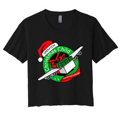 SamaritanS Purse Operation Christmas Child Funny Xmas Gifts Women's Crop Top Tee