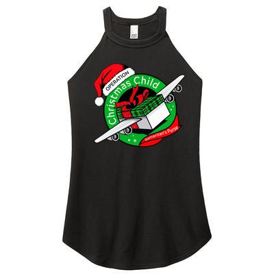 SamaritanS Purse Operation Christmas Child Funny Xmas Gifts Women's Perfect Tri Rocker Tank