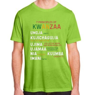 Seven Principles Of Kwanzaa Happy Kwanzaa Adult ChromaSoft Performance T-Shirt