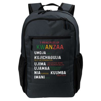 Seven Principles Of Kwanzaa Happy Kwanzaa Daily Commute Backpack