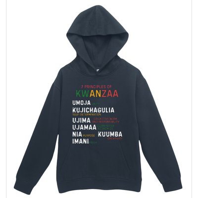 Seven Principles Of Kwanzaa Happy Kwanzaa Urban Pullover Hoodie