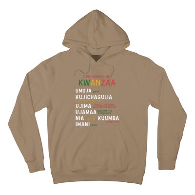 Seven Principles Of Kwanzaa Happy Kwanzaa Hoodie