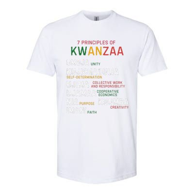 Seven Principles Of Kwanzaa Happy Kwanzaa Softstyle CVC T-Shirt