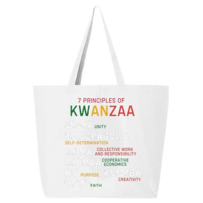 Seven Principles Of Kwanzaa Happy Kwanzaa 25L Jumbo Tote