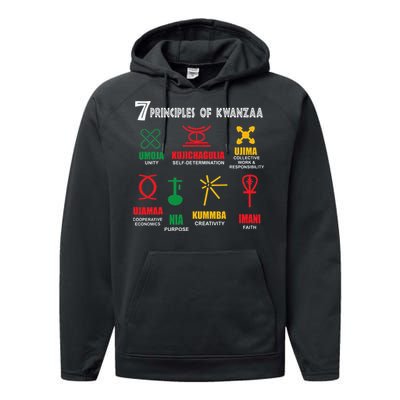 Seven Principles Of Kwanzaa African American Celebration Performance Fleece Hoodie