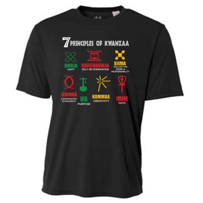 Seven Principles Of Kwanzaa African American Celebration Cooling Performance Crew T-Shirt