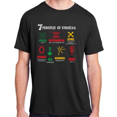 Seven Principles Of Kwanzaa African American Celebration Adult ChromaSoft Performance T-Shirt