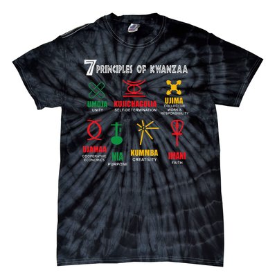 Seven Principles Of Kwanzaa African American Celebration Tie-Dye T-Shirt