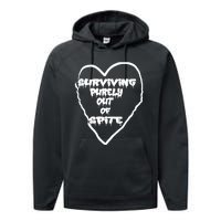 Surviving Purely Out Of Spite Performance Fleece Hoodie