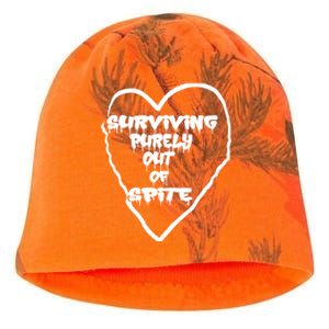 Surviving Purely Out Of Spite Kati - Camo Knit Beanie