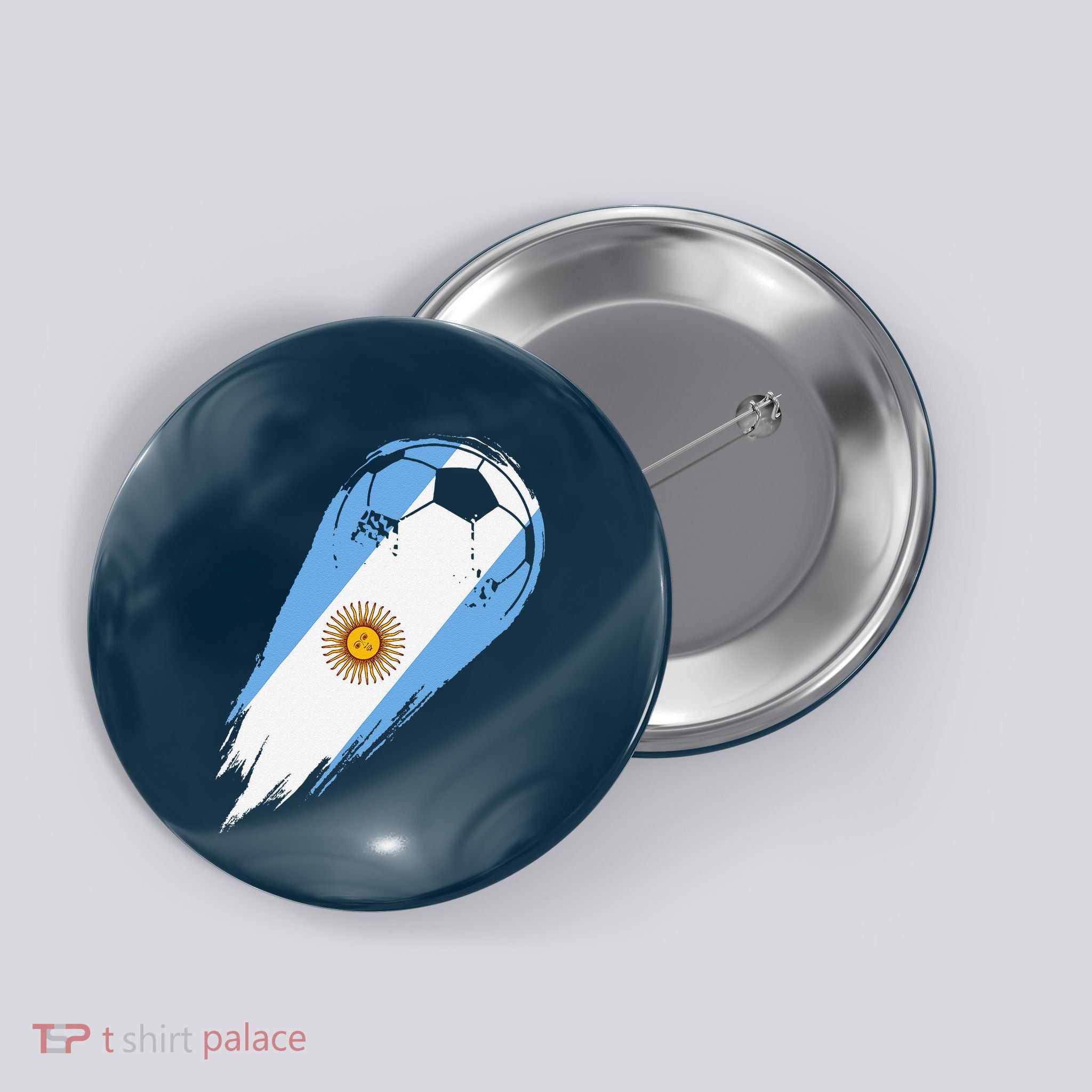 Soccer Player Of Pride Argentina Button