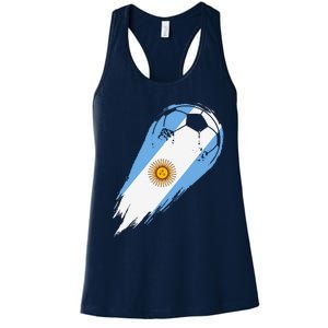 Soccer Player Of Pride Argentina Women's Racerback Tank