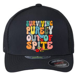 Surviving Purely Out Of Spite Flexfit Unipanel Trucker Cap