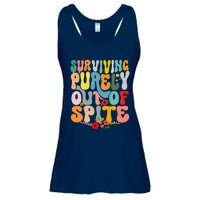 Surviving Purely Out Of Spite Ladies Essential Flowy Tank