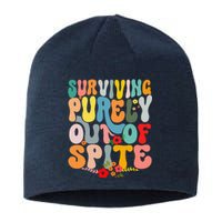 Surviving Purely Out Of Spite Sustainable Beanie